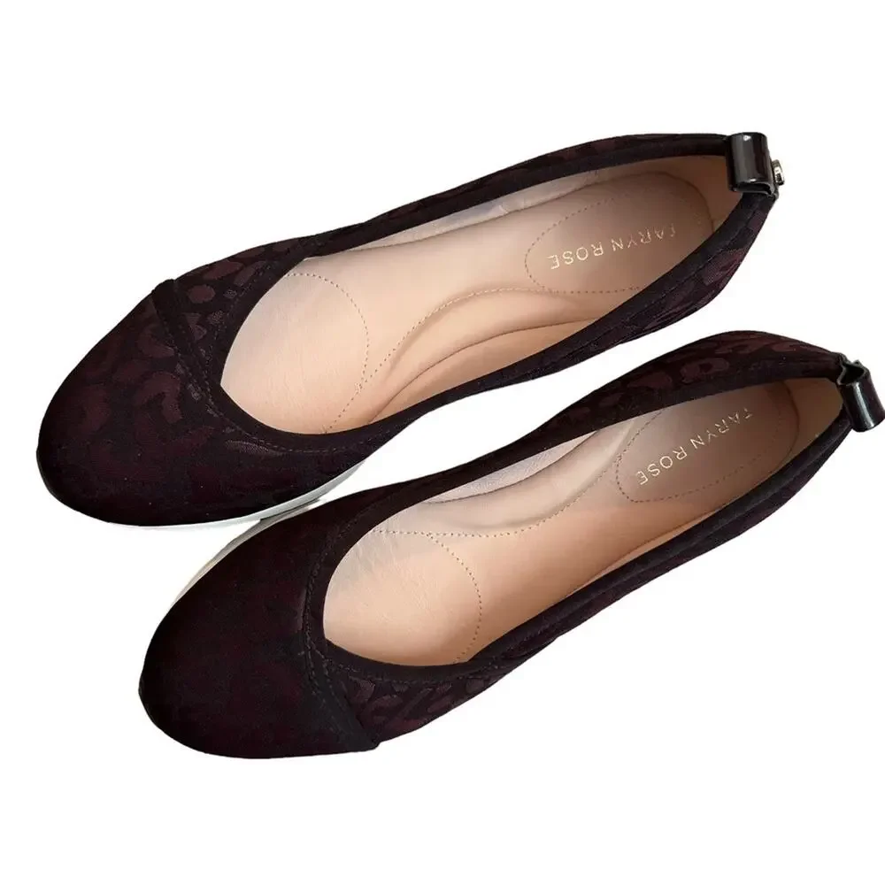 Taryn Rose | Size 9.5 Bobbi Flat in Mahogany Sporty Sneaker Flat Leopard comfy